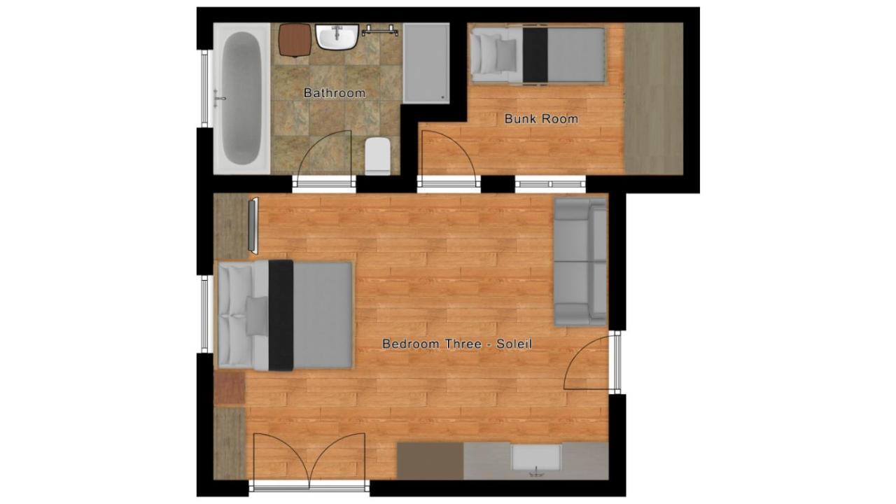 Chalet Aventure B&B Ле-Же Екстер'єр фото