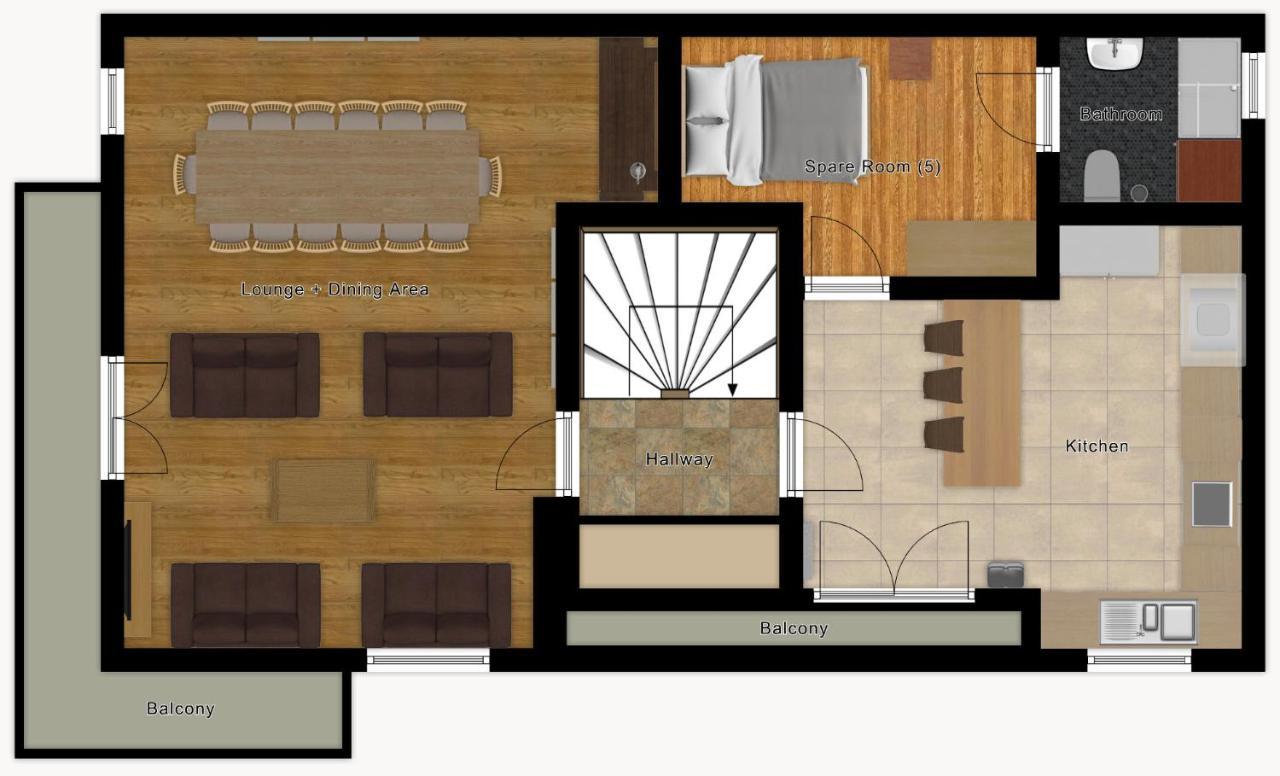 Chalet Aventure B&B Ле-Же Екстер'єр фото