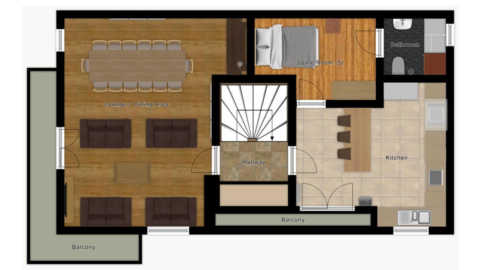 Chalet Aventure B&B Ле-Же Екстер'єр фото